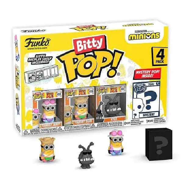 MINIONS BITTY POP! VINYL FIGURE 4-PACK YOUNG GRU 2.5 CM